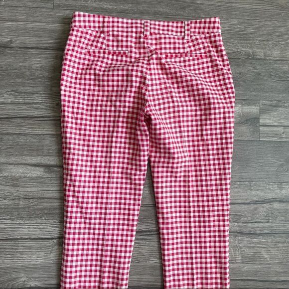 Revolve Cherry RED VALENTINO Check Plaid Trouser Pants - Picture 10 of 12